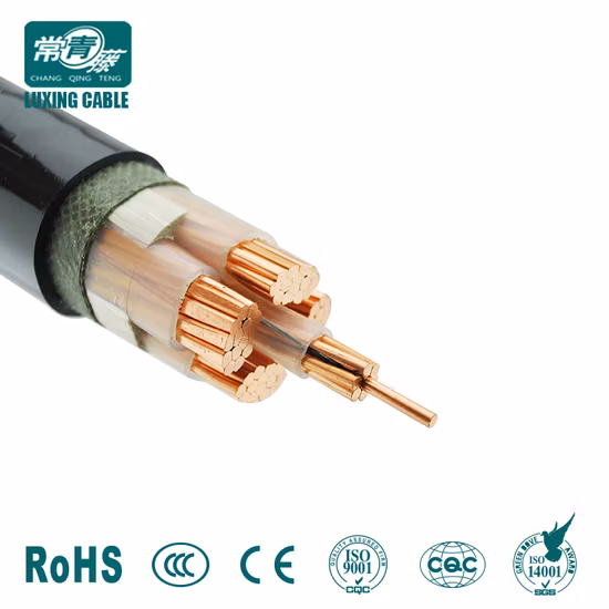 Yjv Yjv22 Yjv32 VV VV22 VV32 ПВХ/XLPE/бронированный кабель с низким напряжением